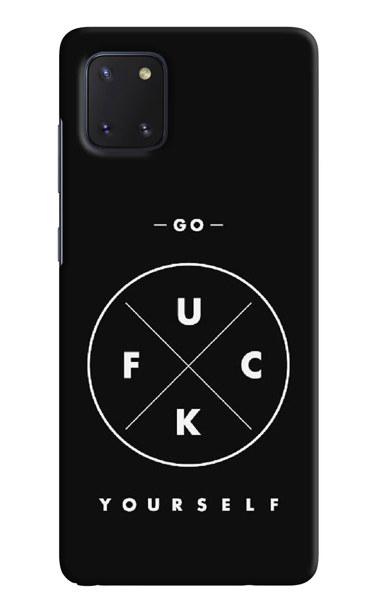 Go Fuck Yourself Samsung Note 10 Lite Hard Case Back Cover by Casekaro