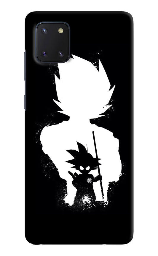 Goku Shadow Samsung Note 10 Lite Hard Case Back Cover by Casekaro