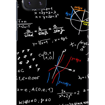 Mathematics Formula Samsung Note 10 Lite Hard Case Back Cover by Casekaro