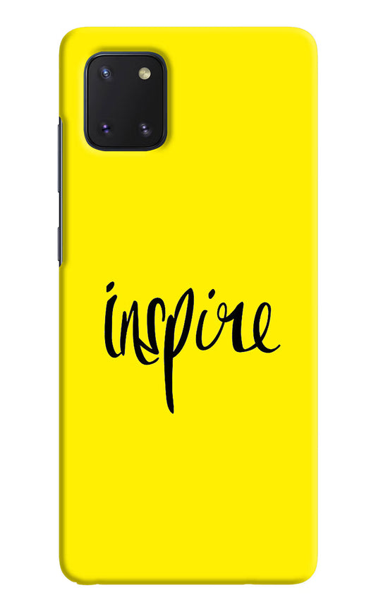 Inspire Samsung Note 10 Lite Hard Case Back Cover by Casekaro