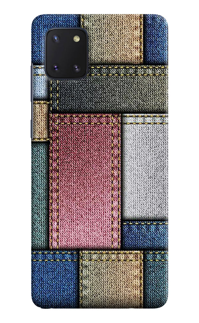 Multicolor Jeans Samsung Note 10 Lite Hard Case Back Cover by Casekaro