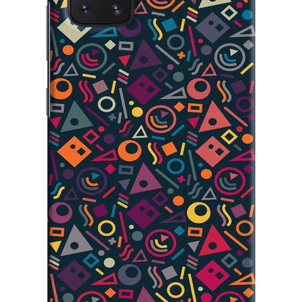 Geometric Abstract Samsung Note 10 Lite Hard Case Back Cover by Casekaro