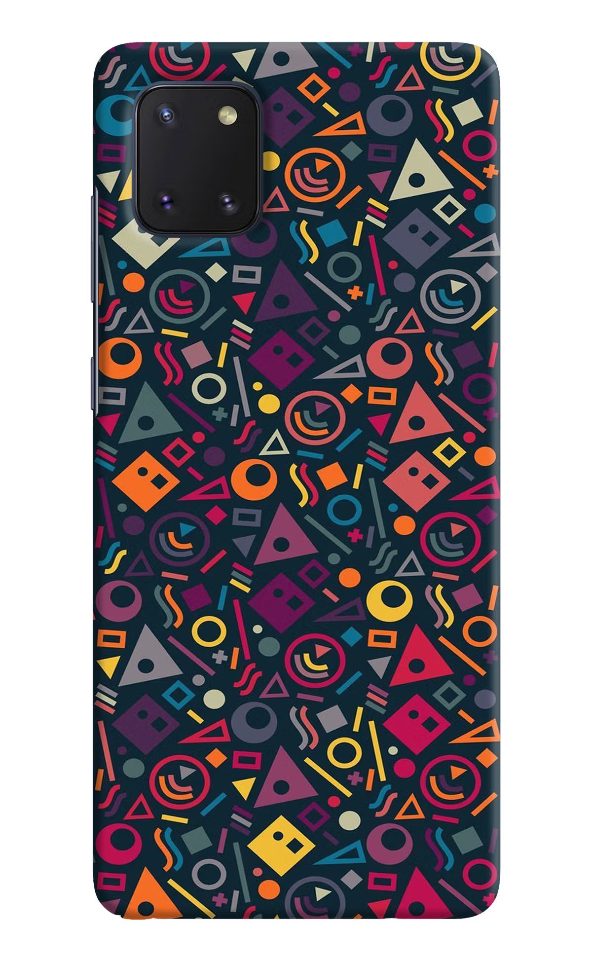 Geometric Abstract Samsung Note 10 Lite Hard Case Back Cover by Casekaro