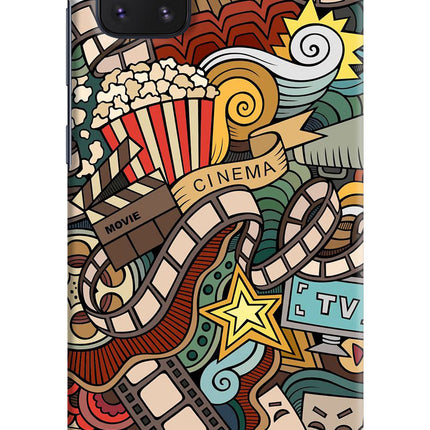 Cinema Abstract Samsung Note 10 Lite Hard Case Back Cover by Casekaro