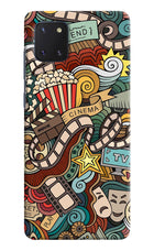 Cinema Abstract Samsung Note 10 Lite Hard Case Back Cover by Casekaro