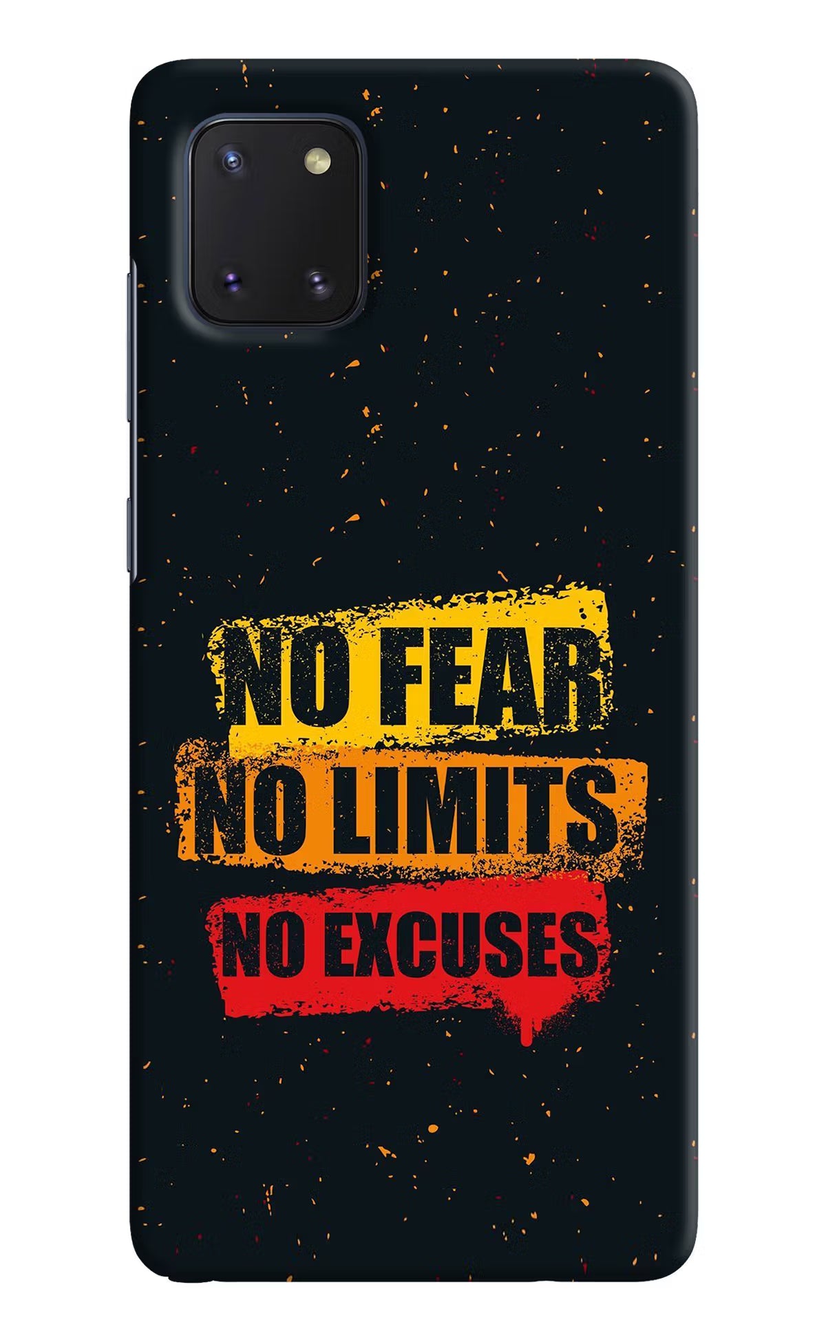 No Fear No Limits No Excuse Samsung Note 10 Lite Hard Case Back Cover by Casekaro