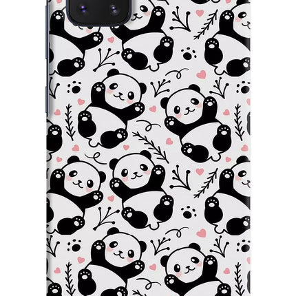 Cute Panda Samsung Note 10 Lite Hard Case Back Cover by Casekaro