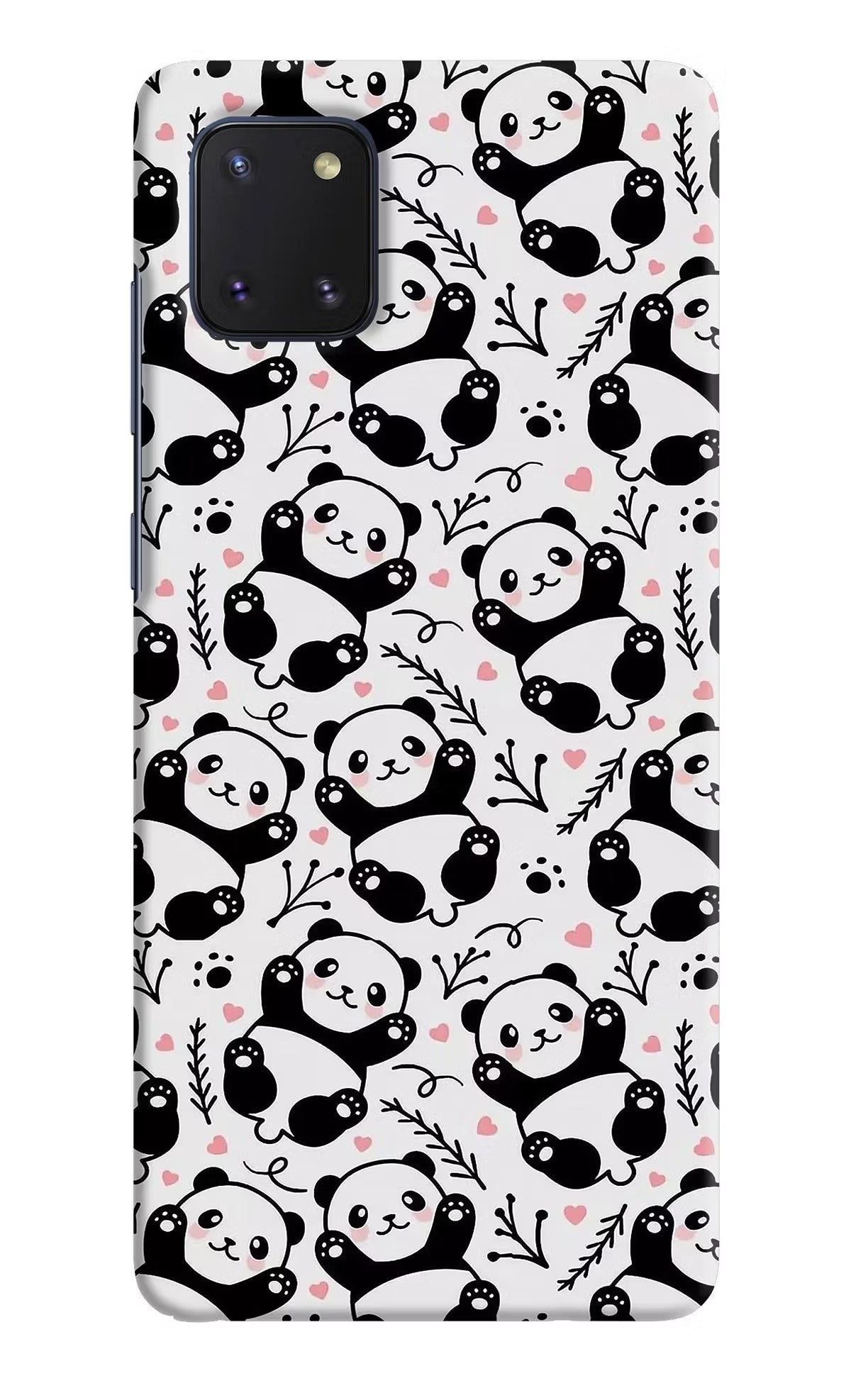 Cute Panda Samsung Note 10 Lite Hard Case Back Cover by Casekaro