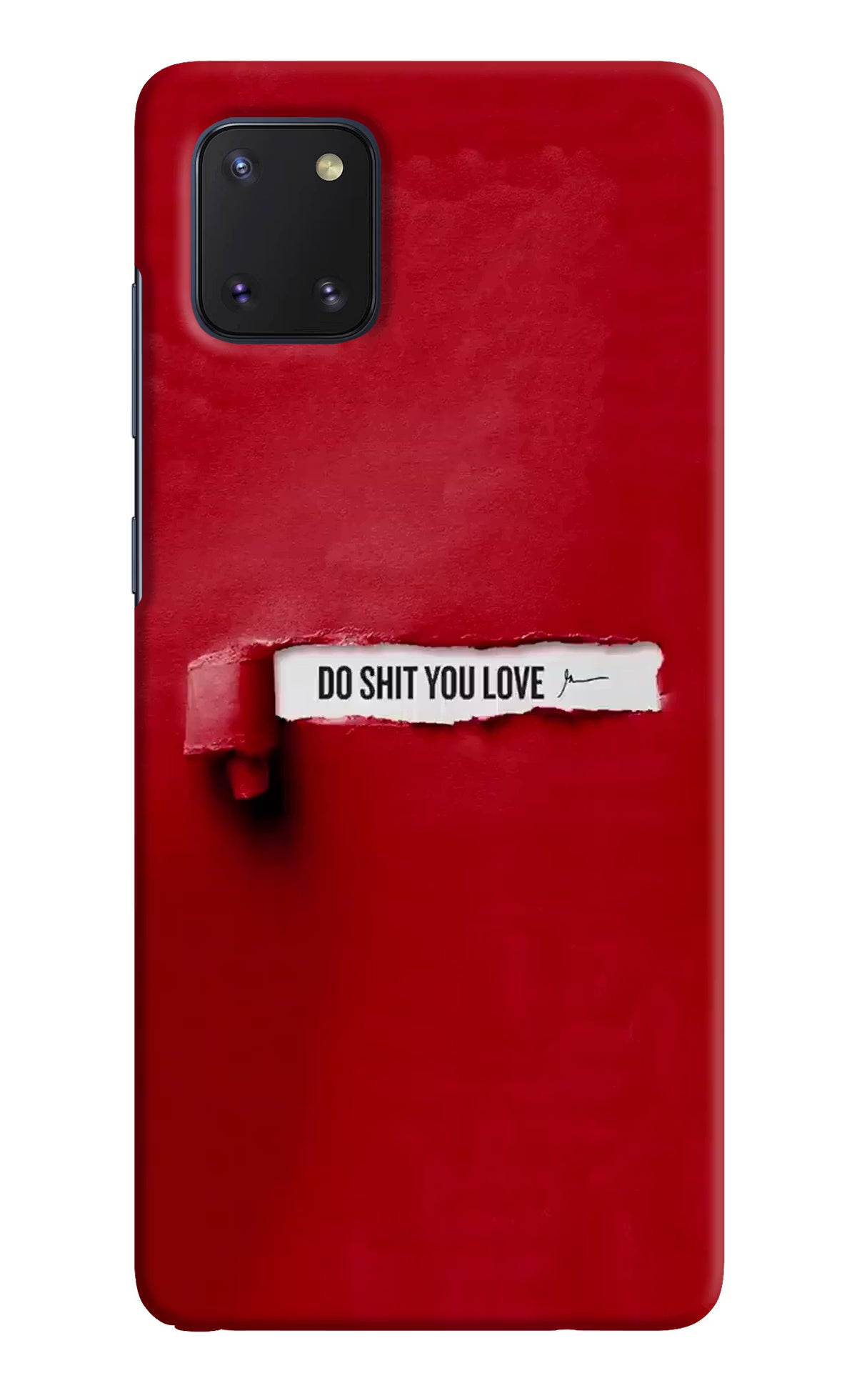 Do Shit You Love Samsung Note 10 Lite Hard Case Back Cover by Casekaro