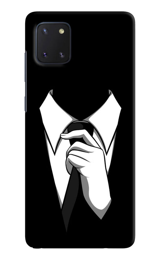 Black Tie Samsung Note 10 Lite Hard Case Back Cover by Casekaro