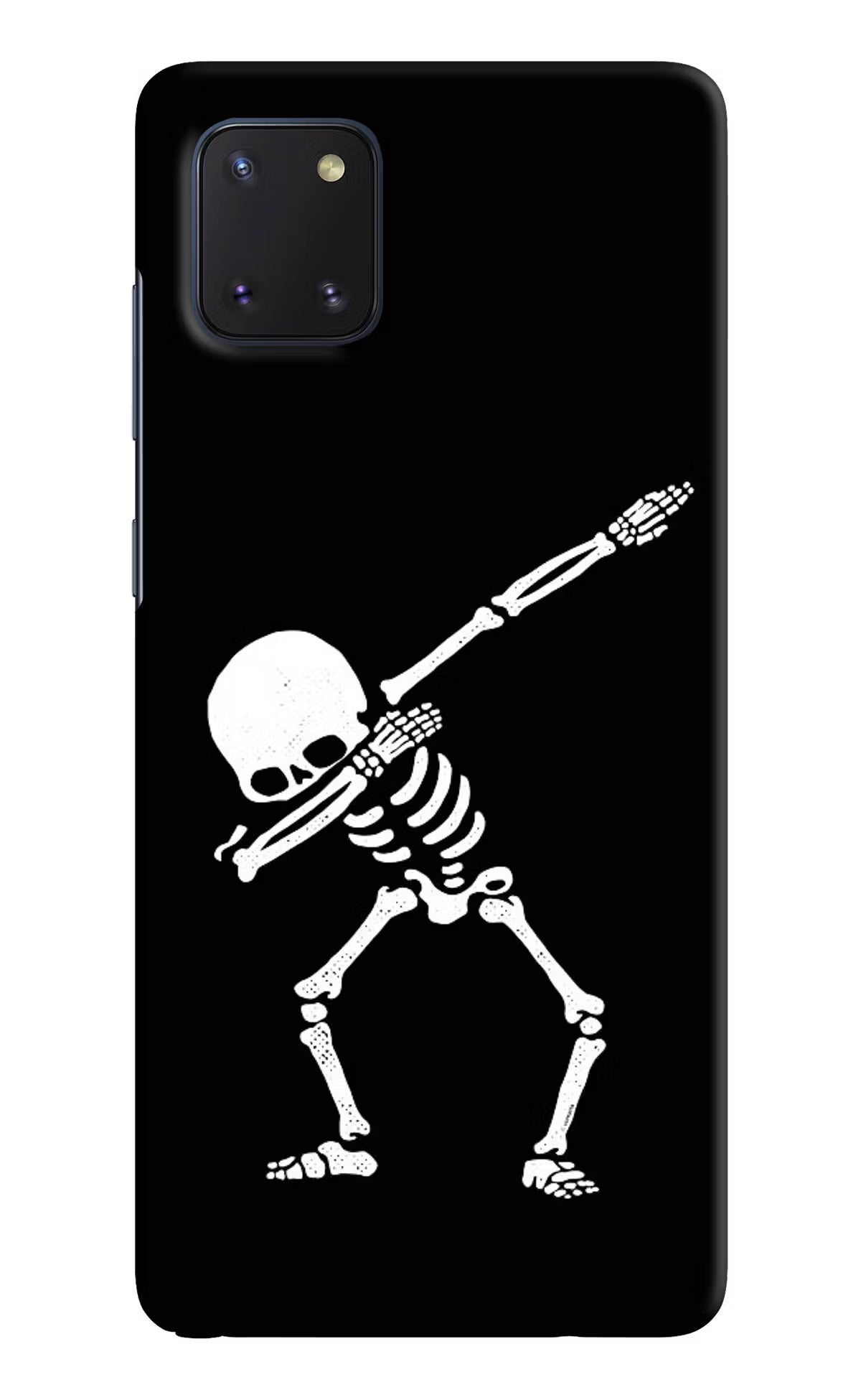 Dabbing Skeleton Art Samsung Note 10 Lite Hard Case Back Cover by Casekaro