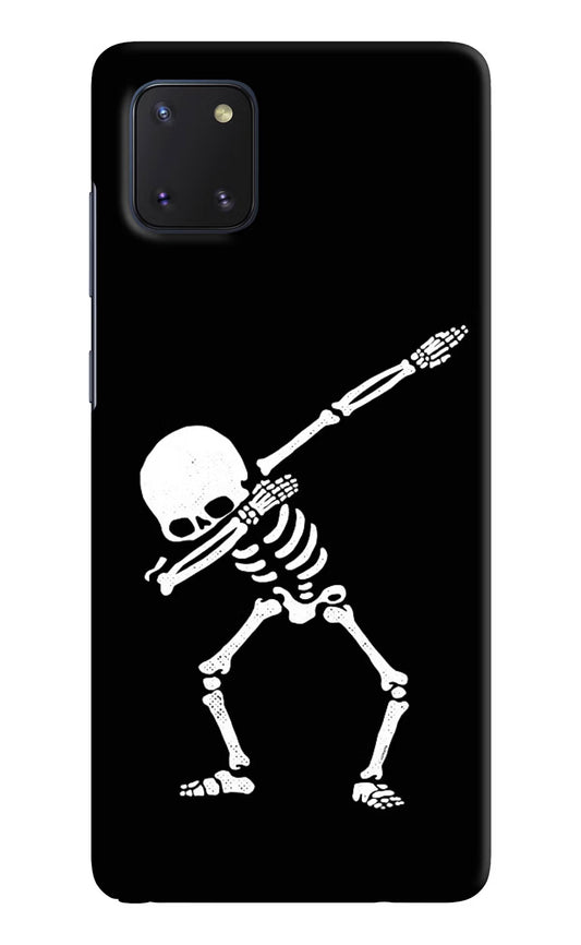 Dabbing Skeleton Art Samsung Note 10 Lite Hard Case Back Cover by Casekaro