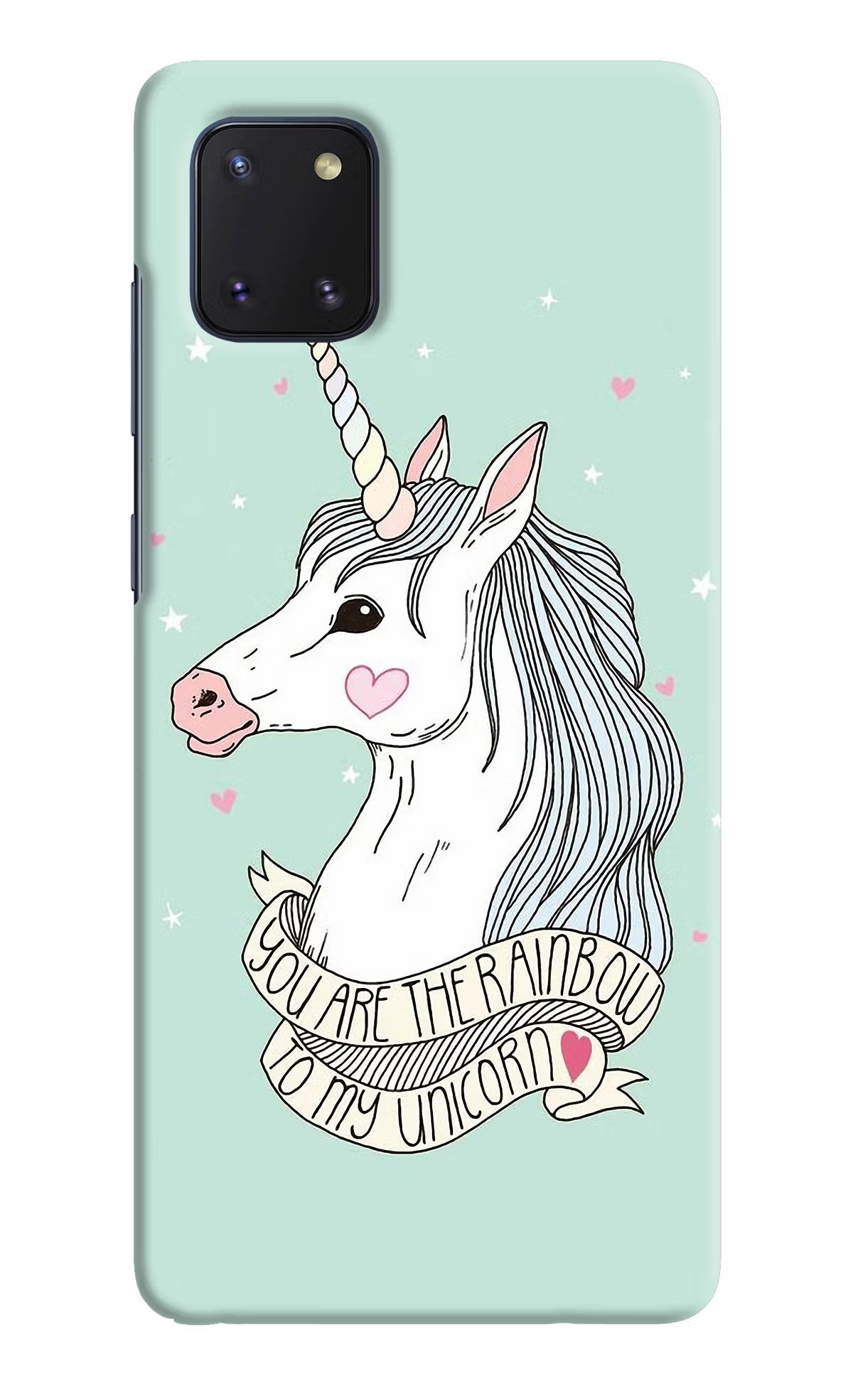 Unicorn Wallpaper Samsung Note 10 Lite Hard Case Back Cover by Casekaro