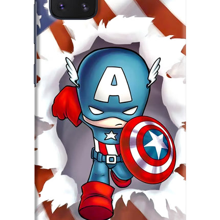 Captain America Samsung Note 10 Lite Hard Case Back Cover by Casekaro