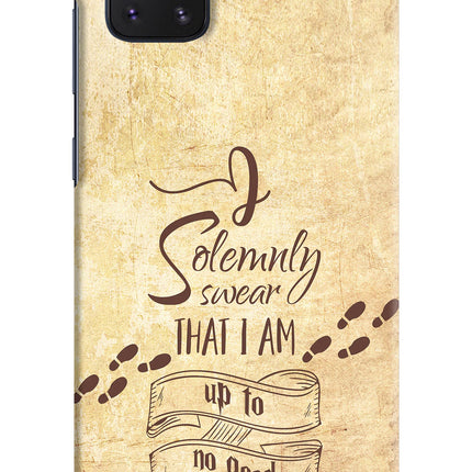 I Solemnly swear that i up to no good Samsung Note 10 Lite Hard Case Back Cover by Casekaro