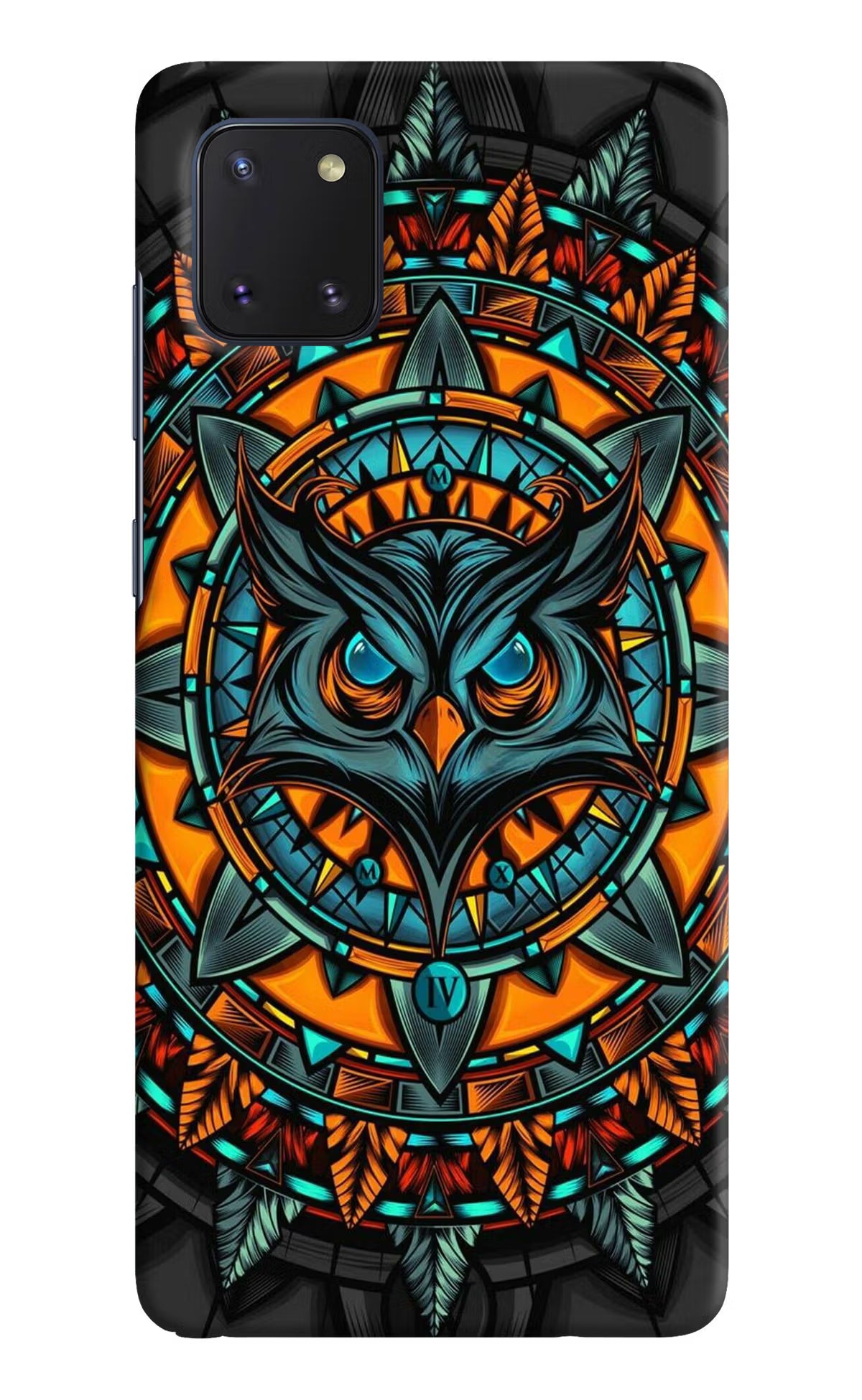Angry Owl Art Samsung Note 10 Lite Hard Case Back Cover by Casekaro