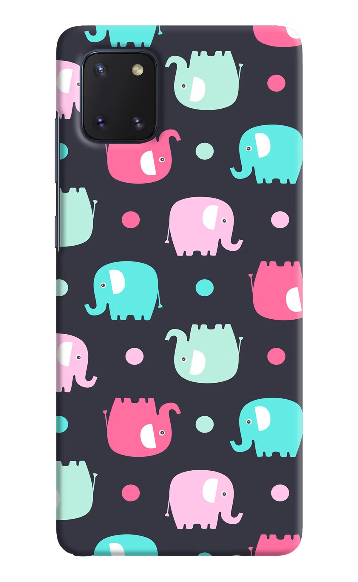Elephants Samsung Note 10 Lite Hard Case Back Cover by Casekaro
