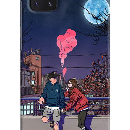 Chilling Couple Samsung Note 10 Lite Hard Case Back Cover by Casekaro