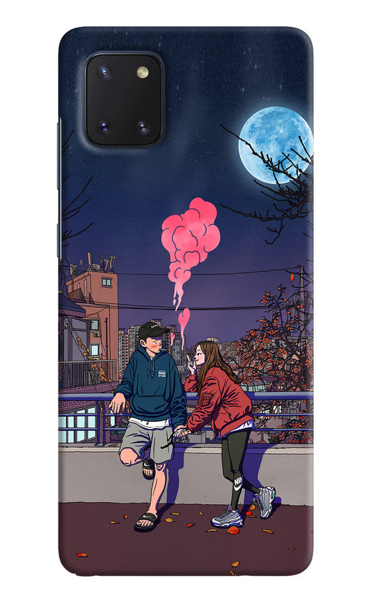 Chilling Couple Samsung Note 10 Lite Hard Case Back Cover by Casekaro