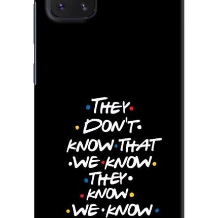 FRIENDS Dialogue Samsung Note 10 Lite Hard Case Back Cover by Casekaro