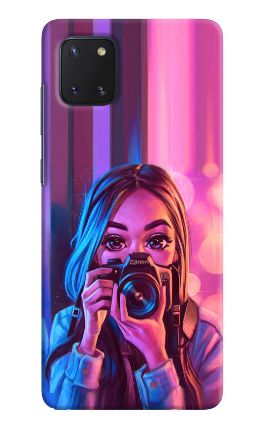 Girl Photographer Samsung Note 10 Lite Hard Case Back Cover by Casekaro