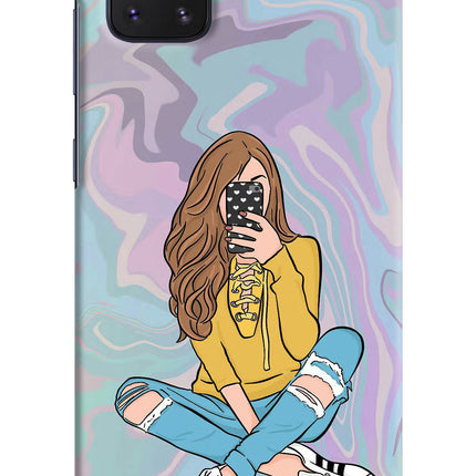 Selfie Girl Samsung Note 10 Lite Hard Case Back Cover by Casekaro