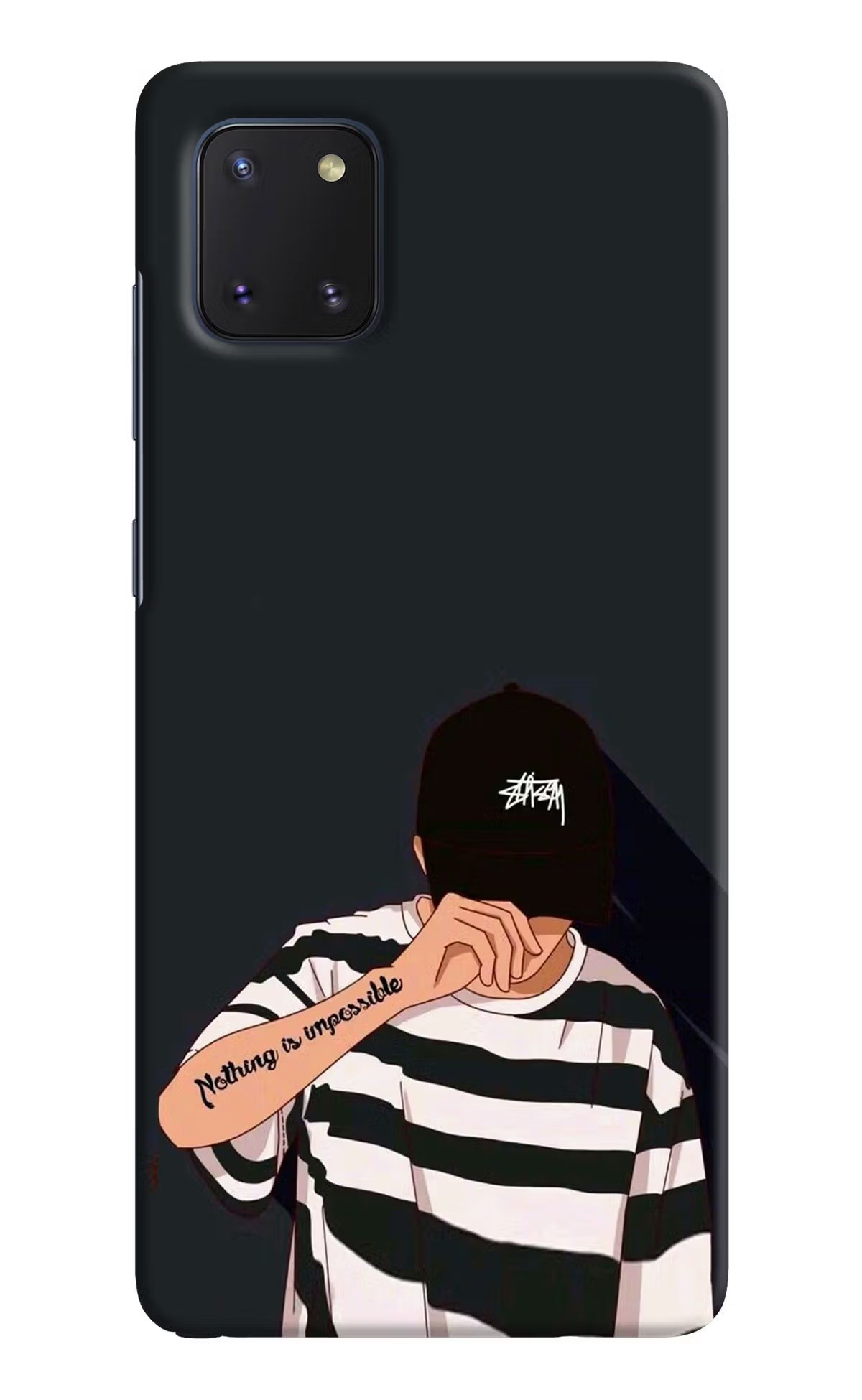 Aesthetic Boy Samsung Note 10 Lite Hard Case Back Cover by Casekaro
