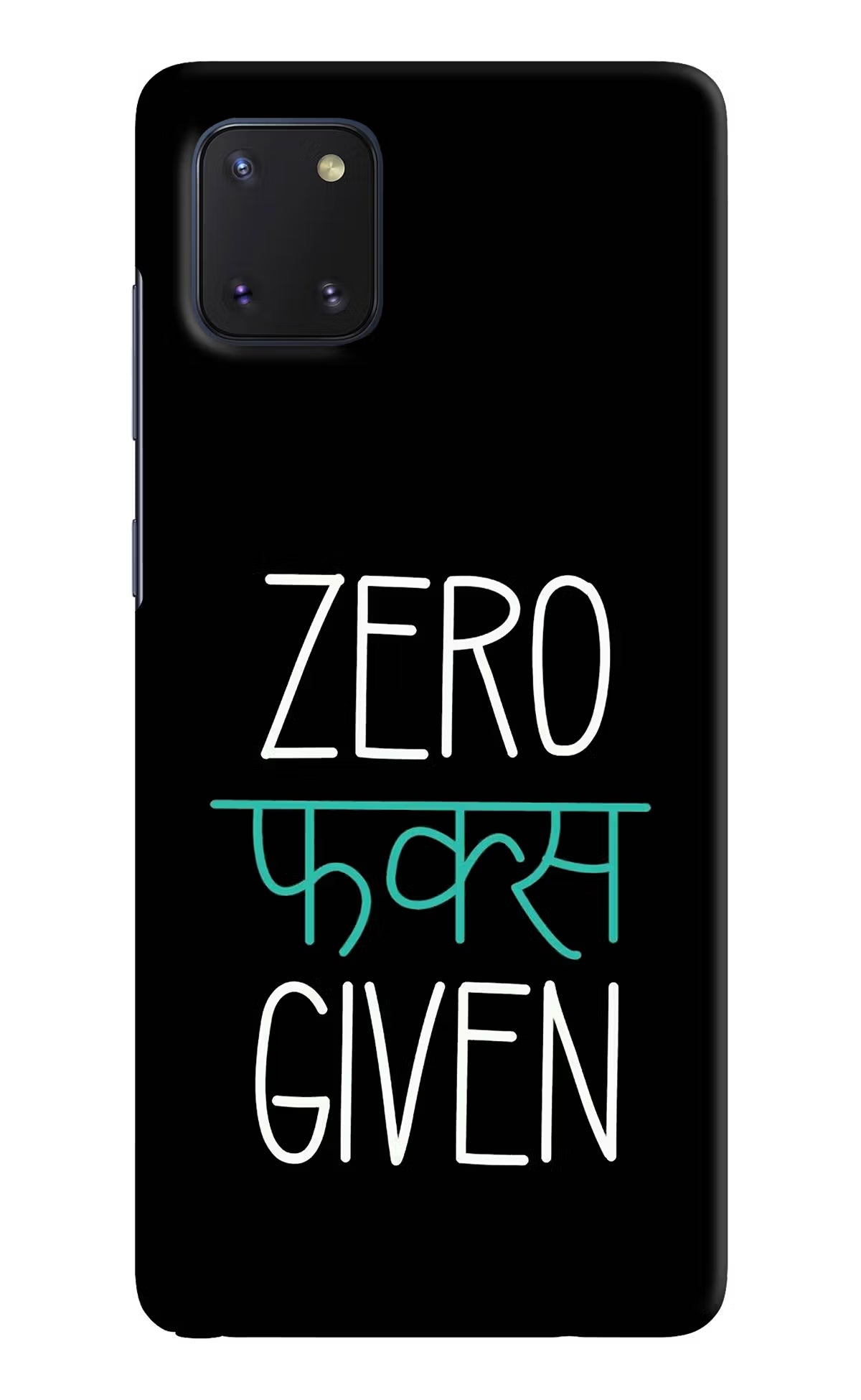 Zero Fucks Given Samsung Note 10 Lite Hard Case Back Cover by Casekaro