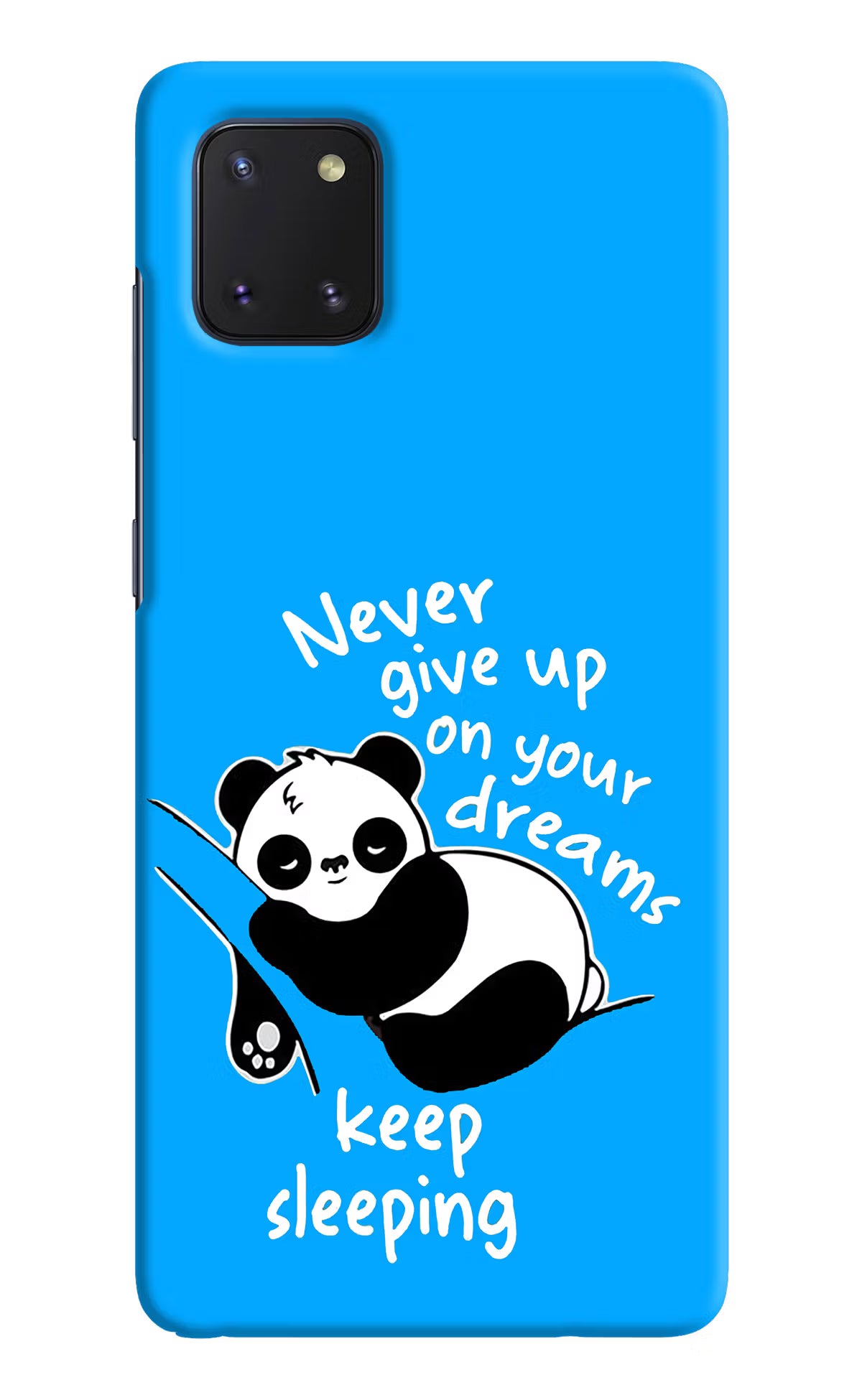 Keep Sleeping Samsung Note 10 Lite Hard Case Back Cover by Casekaro