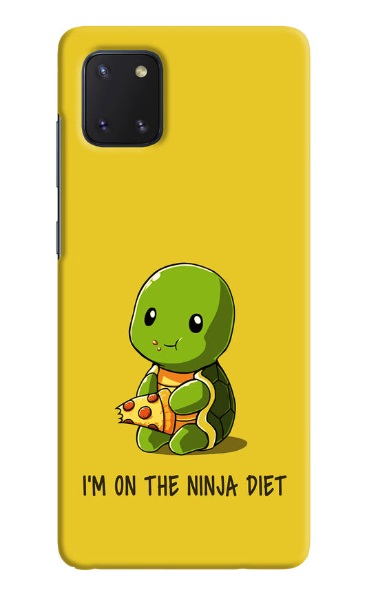 I'm on Ninja Diet Samsung Note 10 Lite Hard Case Back Cover by Casekaro