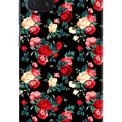 Rose Pattern Samsung Note 10 Lite Hard Case Back Cover by Casekaro