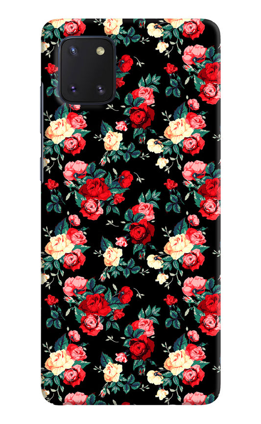 Rose Pattern Samsung Note 10 Lite Hard Case Back Cover by Casekaro
