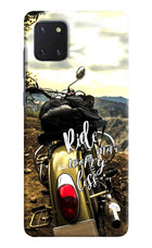 Ride More Worry Less Samsung Note 10 Lite Hard Case Back Cover by Casekaro