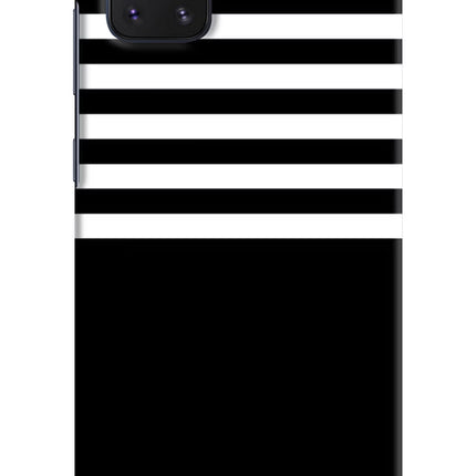 Black and White Print Samsung Note 10 Lite Hard Case Back Cover by Casekaro