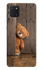 Teddy Wooden Samsung Note 10 Lite Hard Case Back Cover by Casekaro