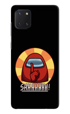 Among Us Shhh! Samsung Note 10 Lite Hard Case Back Cover by Casekaro