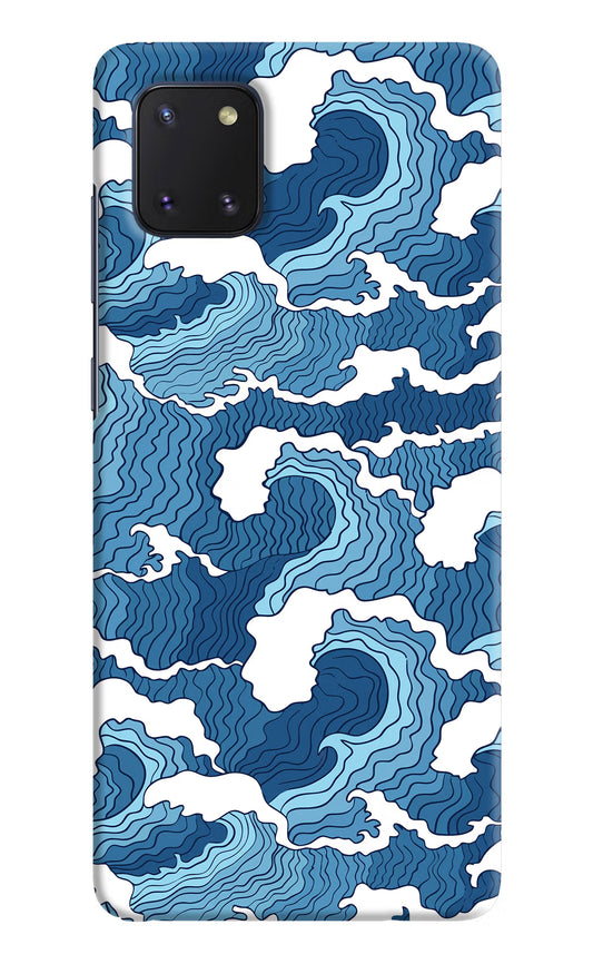 Blue Waves Samsung Note 10 Lite Hard Case Back Cover by Casekaro