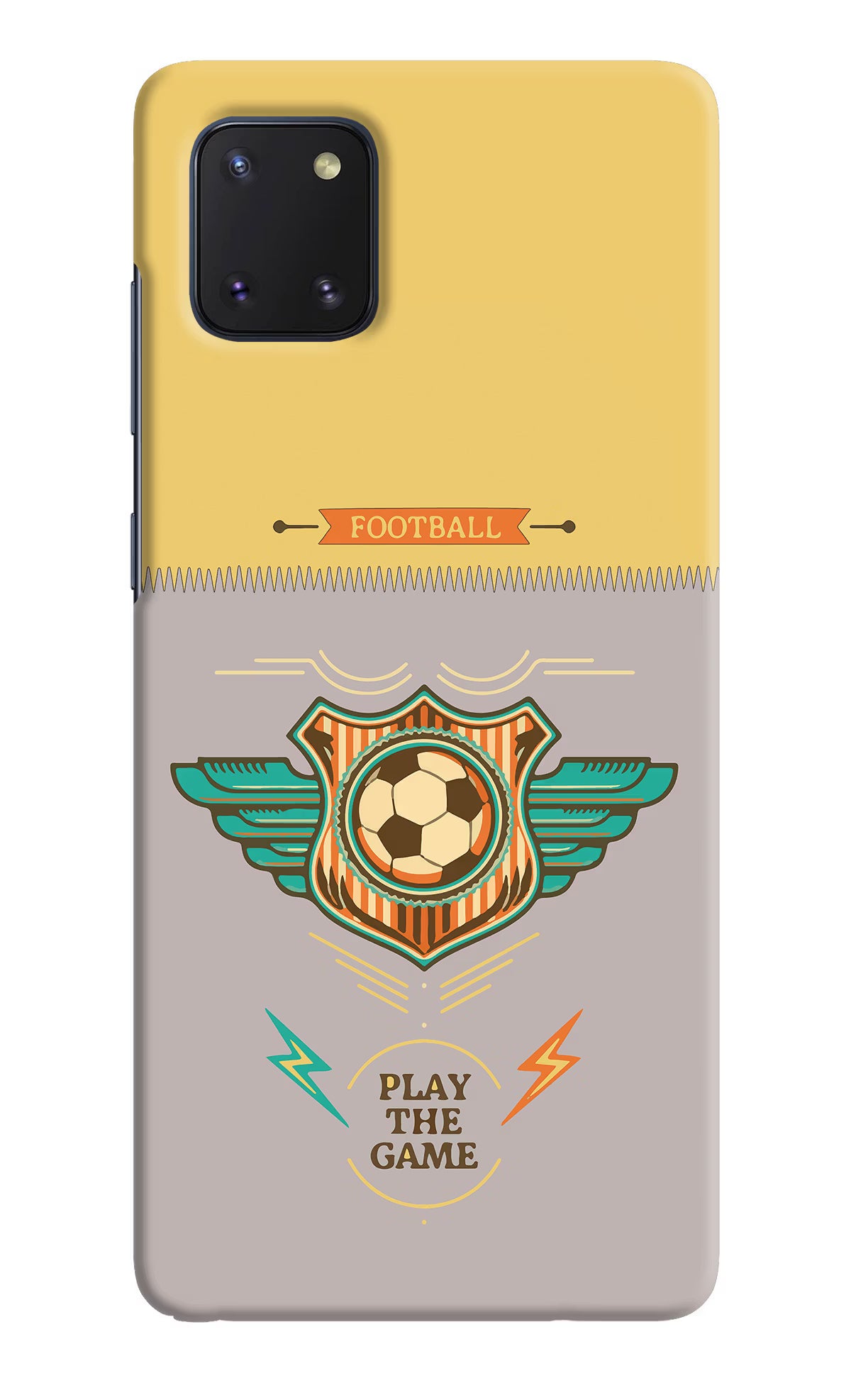 Football Samsung Note 10 Lite Hard Case Back Cover by Casekaro
