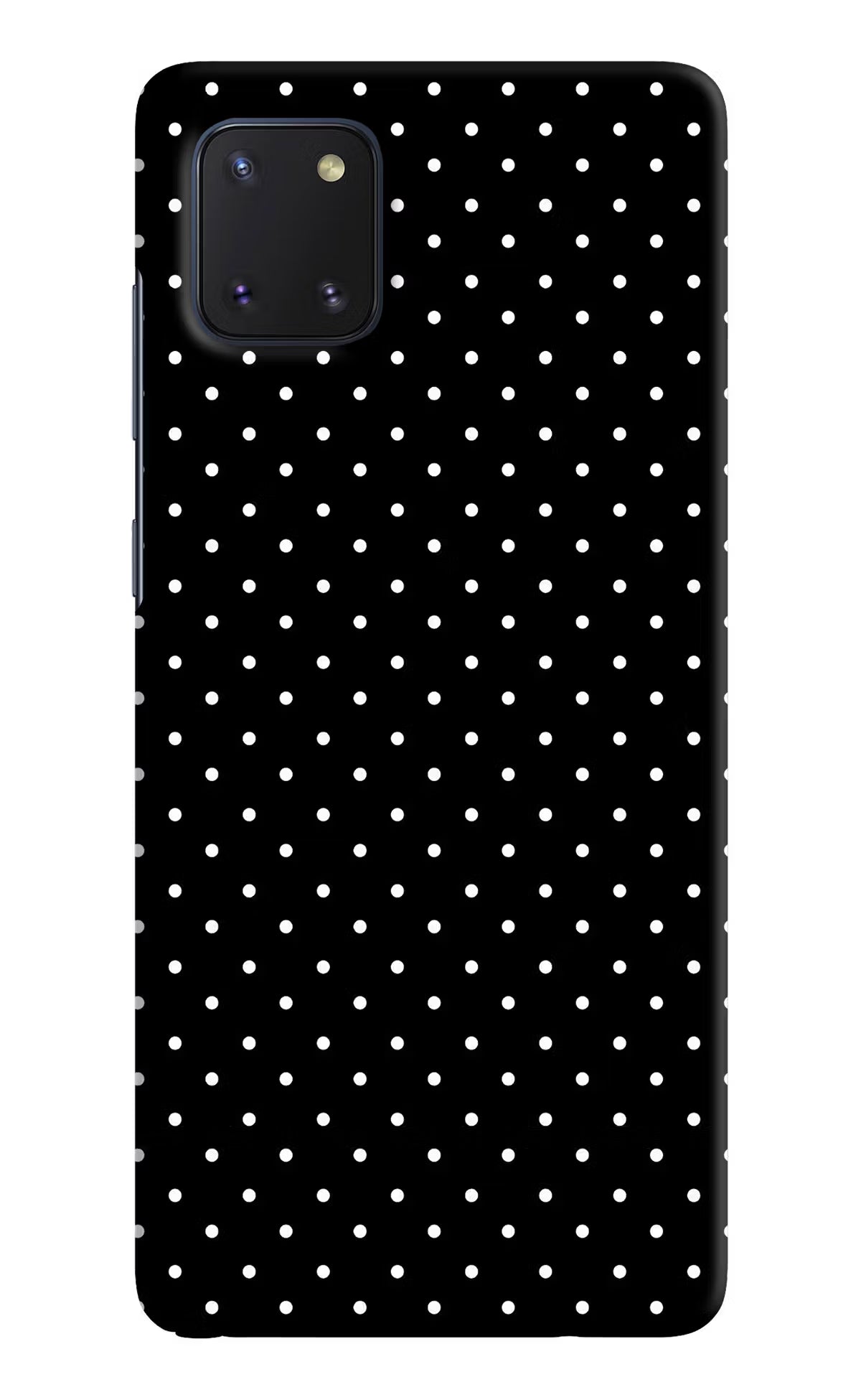 White Dots Samsung Note 10 Lite Hard Case Back Cover by Casekaro
