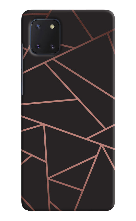 Geometric Pattern Samsung Note 10 Lite Hard Case Back Cover by Casekaro