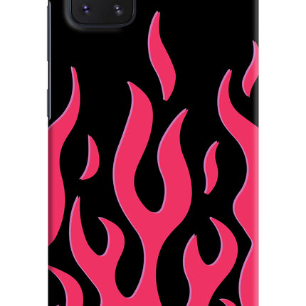 Fire Flames Samsung Note 10 Lite Hard Case Back Cover by Casekaro