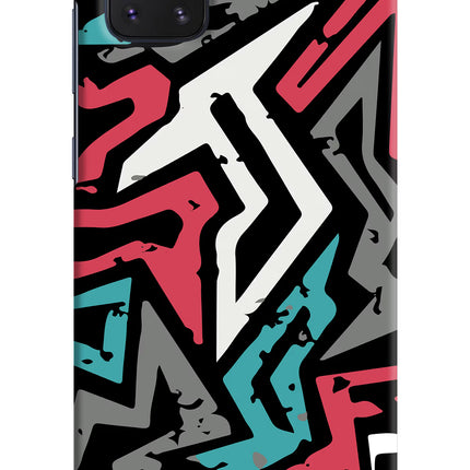 Geometric Graffiti Samsung Note 10 Lite Hard Case Back Cover by Casekaro