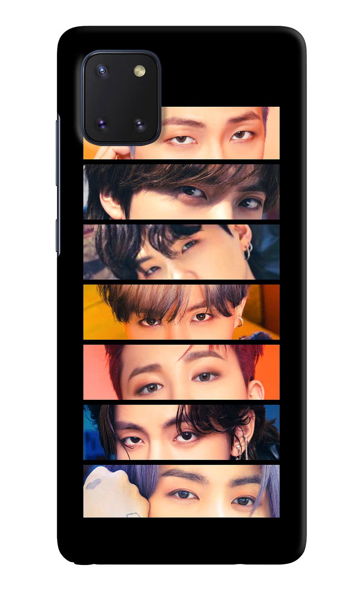 BTS Eyes Samsung Note 10 Lite Hard Case Back Cover by Casekaro