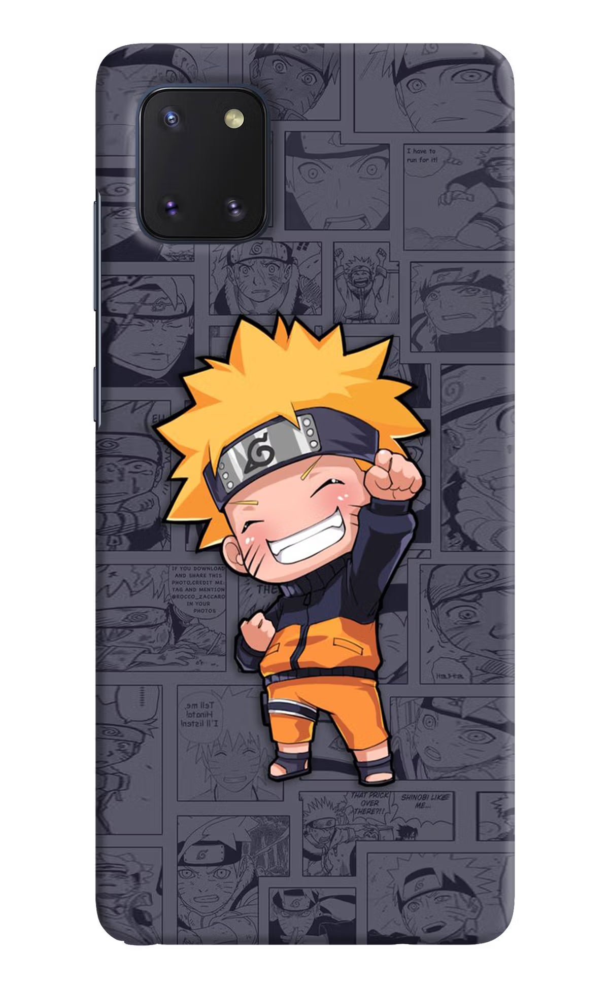 Chota Naruto Samsung Note 10 Lite Hard Case Back Cover by Casekaro