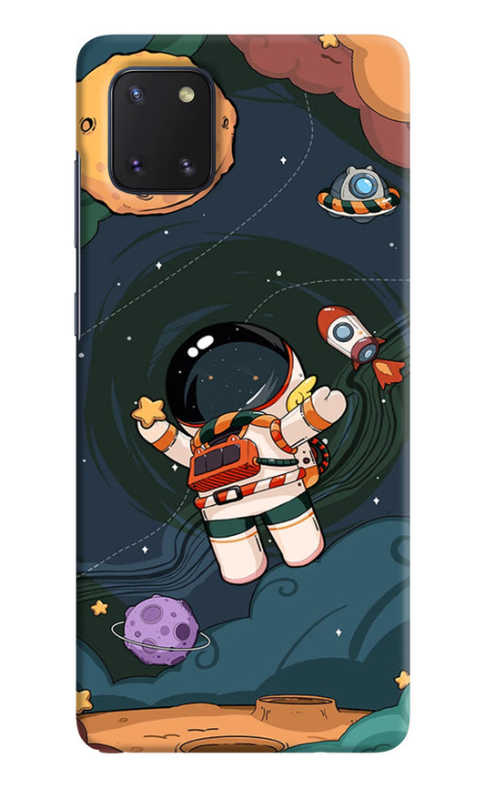 Cartoon Astronaut Samsung Note 10 Lite Hard Case Back Cover by Casekaro