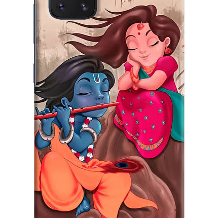 Radhe Krishna Samsung Note 10 Lite Hard Case Back Cover by Casekaro