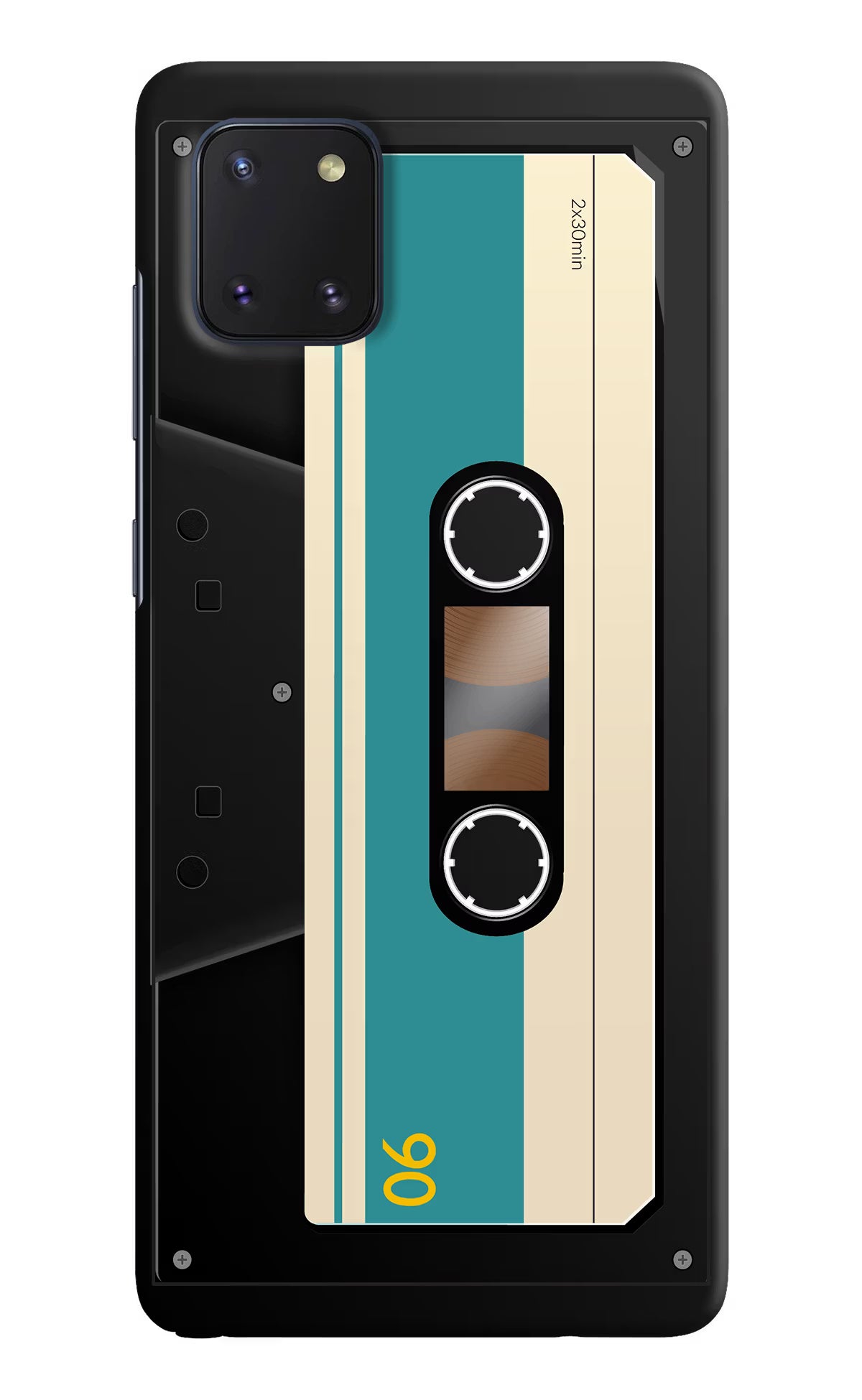 Cassette Samsung Note 10 Lite Hard Case Back Cover by Casekaro