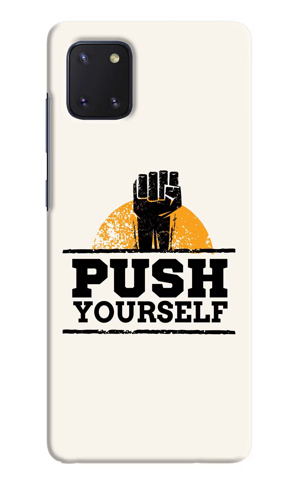 Push Yourself Samsung Note 10 Lite Hard Case Back Cover by Casekaro
