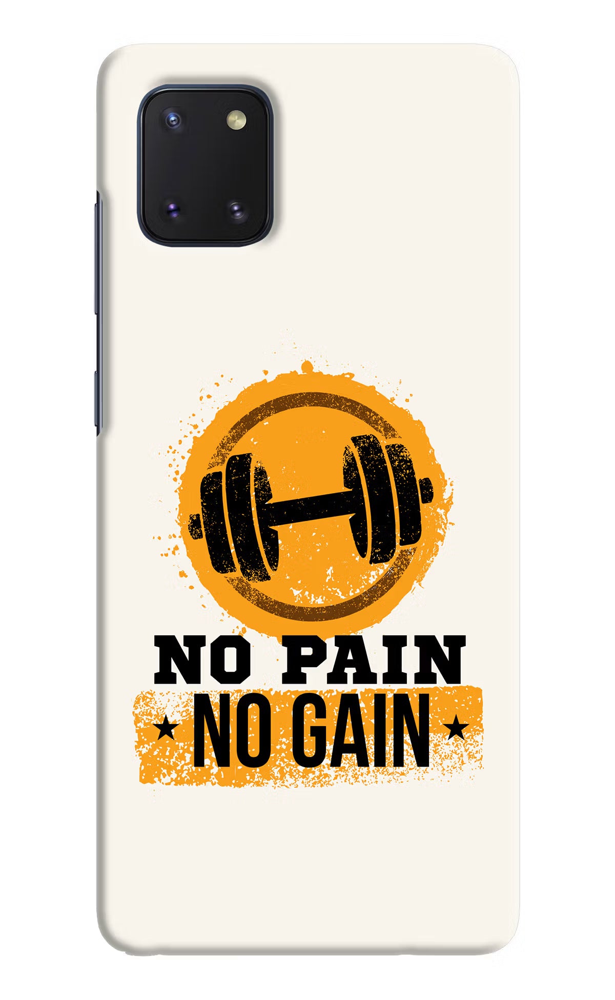 No Pain No Gain Samsung Note 10 Lite Hard Case Back Cover by Casekaro