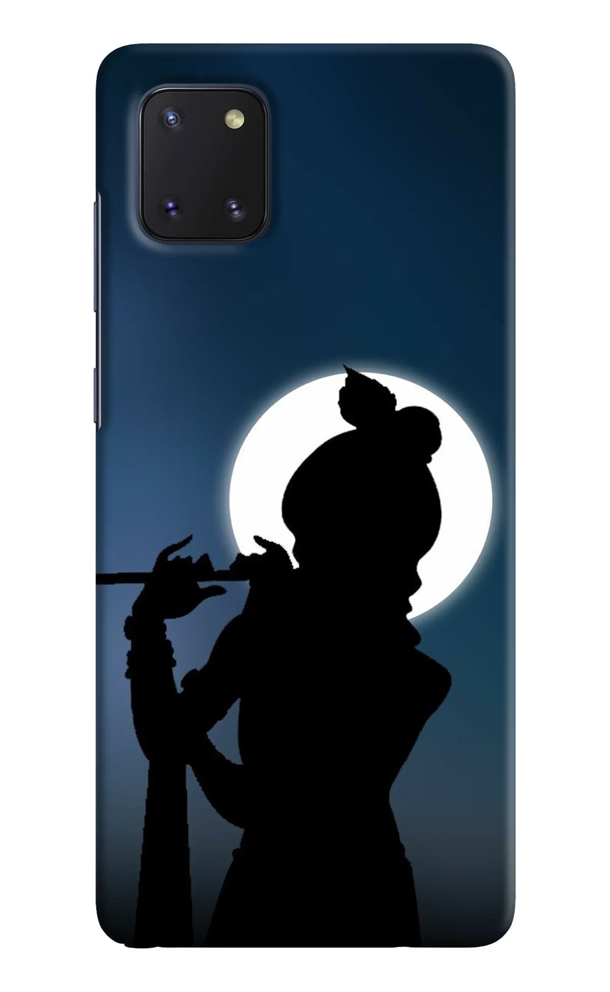 Shri Krishna Silhouette Samsung Note 10 Lite Hard Case Back Cover by Casekaro
